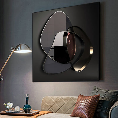 zenscapedecor, zenscapedecor.store, 
Modern Abstract 3D Metal Wall Art Canvas Painting