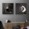 zenscapedecor, zenscapedecor.store, 
Modern Abstract 3D Metal Wall Art Canvas Painting