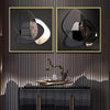 zenscapedecor, zenscapedecor.store, 
Modern Abstract 3D Metal Wall Art Canvas Painting